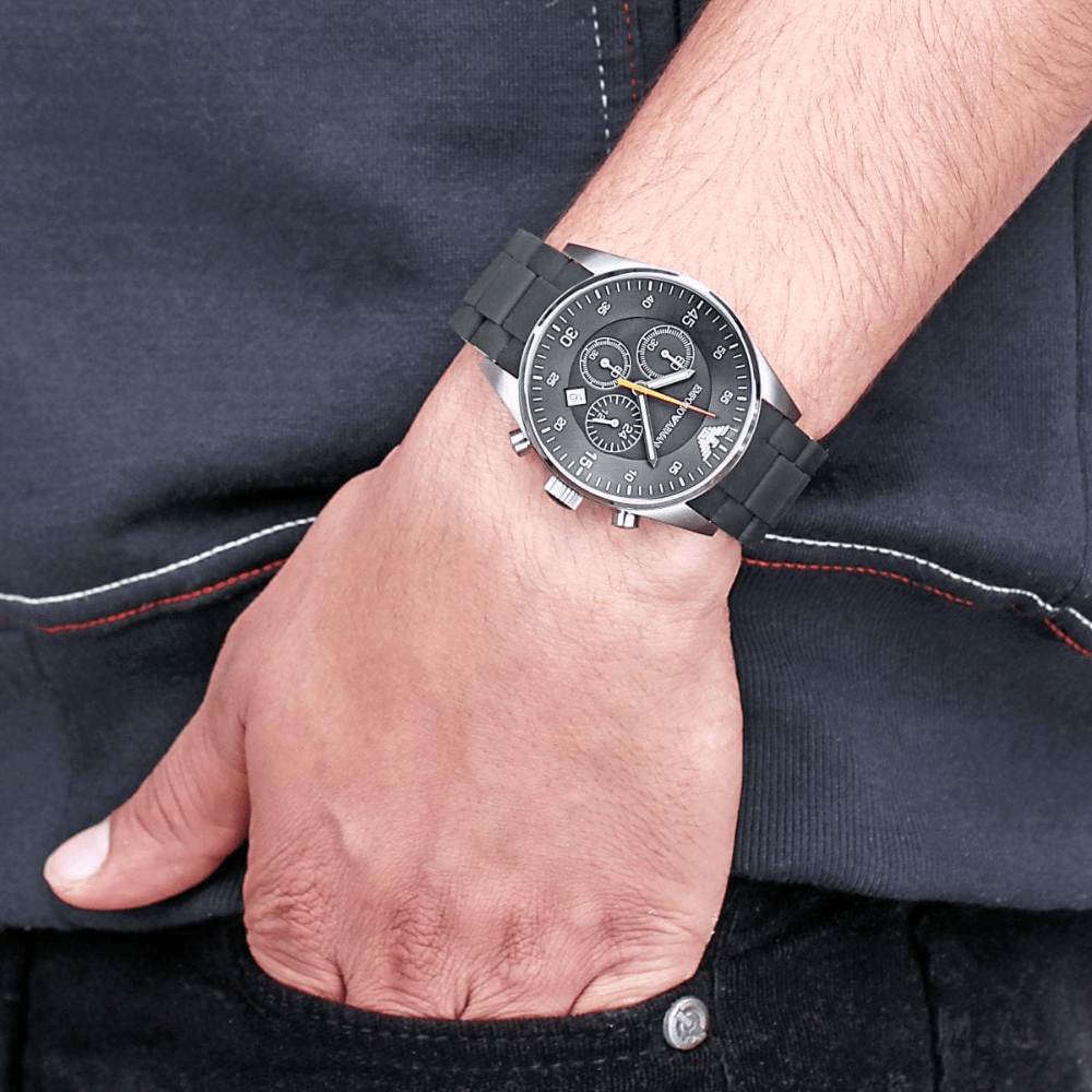 Emporio Armani AR5858 Chronograph Men's Watch - WATCH & WATCH