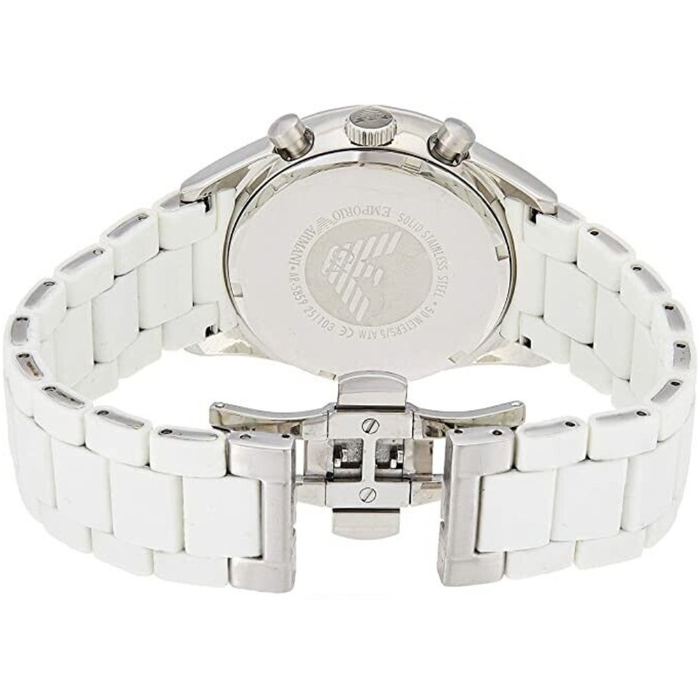 Emporio Armani AR5859 Men's Watch Tazio White - WATCH & WATCH