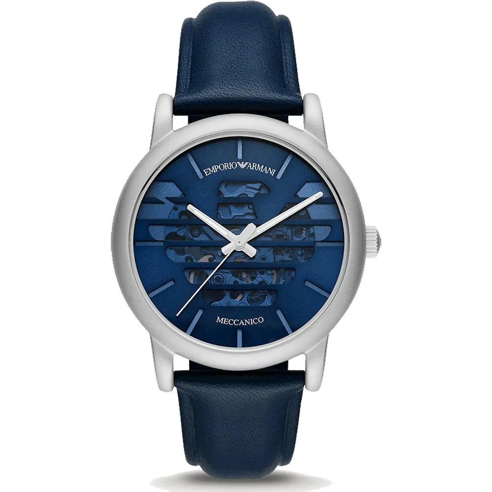 Emporio Armani AR60030 Automatic Luigi Blue Men's Watch - WATCH & WATCH