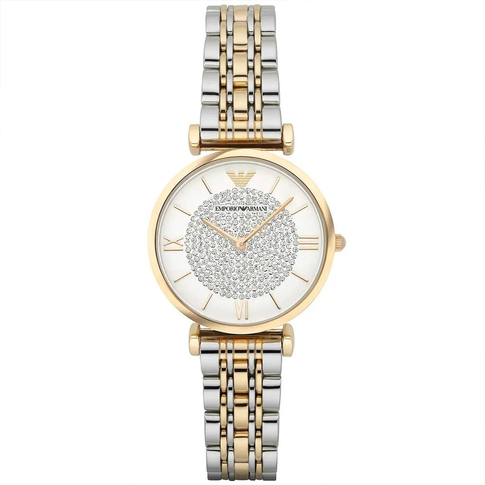 Emporio Armani AR8031 Ladies Watch T - Bar Gianni Two - Tone - WATCH & WATCH