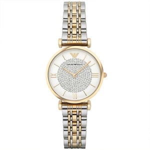 Emporio Armani AR8031 Ladies Watch T - Bar Gianni Two - Tone - WATCH & WATCH