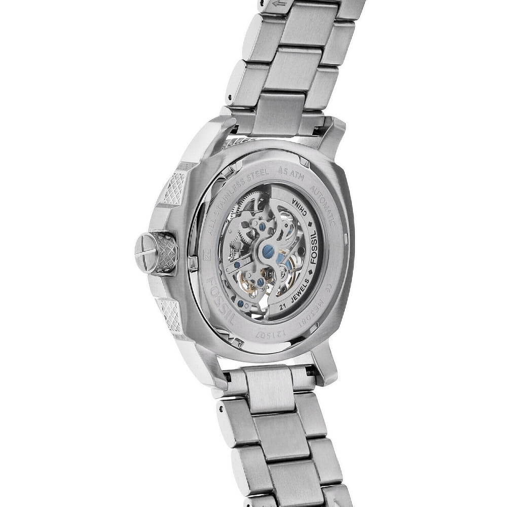 Fossil ME3081 Automatic Skeleton Dial Men's Watch - WATCH & WATCH