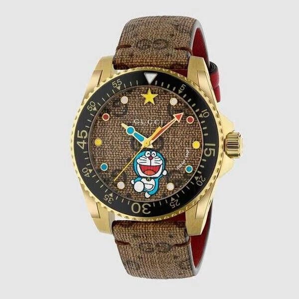 Gucci Dive Doraemon YA136335 Designer Men's Watch - WATCH & WATCH