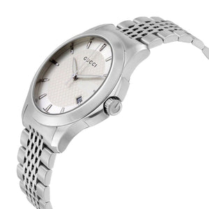 Gucci YA126401 G - Timeless Silver Dial Men's Watch - WATCH & WATCH