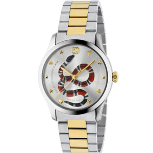 Gucci YA1264075 G - Timeless Two - Tone Men's Watch - WATCH & WATCH