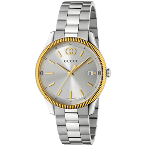 Gucci YA1264233 G - Timeless Silver Dial Unisex Watch - WATCH & WATCH