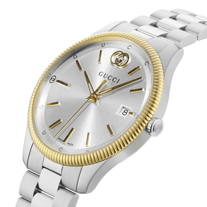Gucci YA1264233 G - Timeless Silver Dial Unisex Watch - WATCH & WATCH