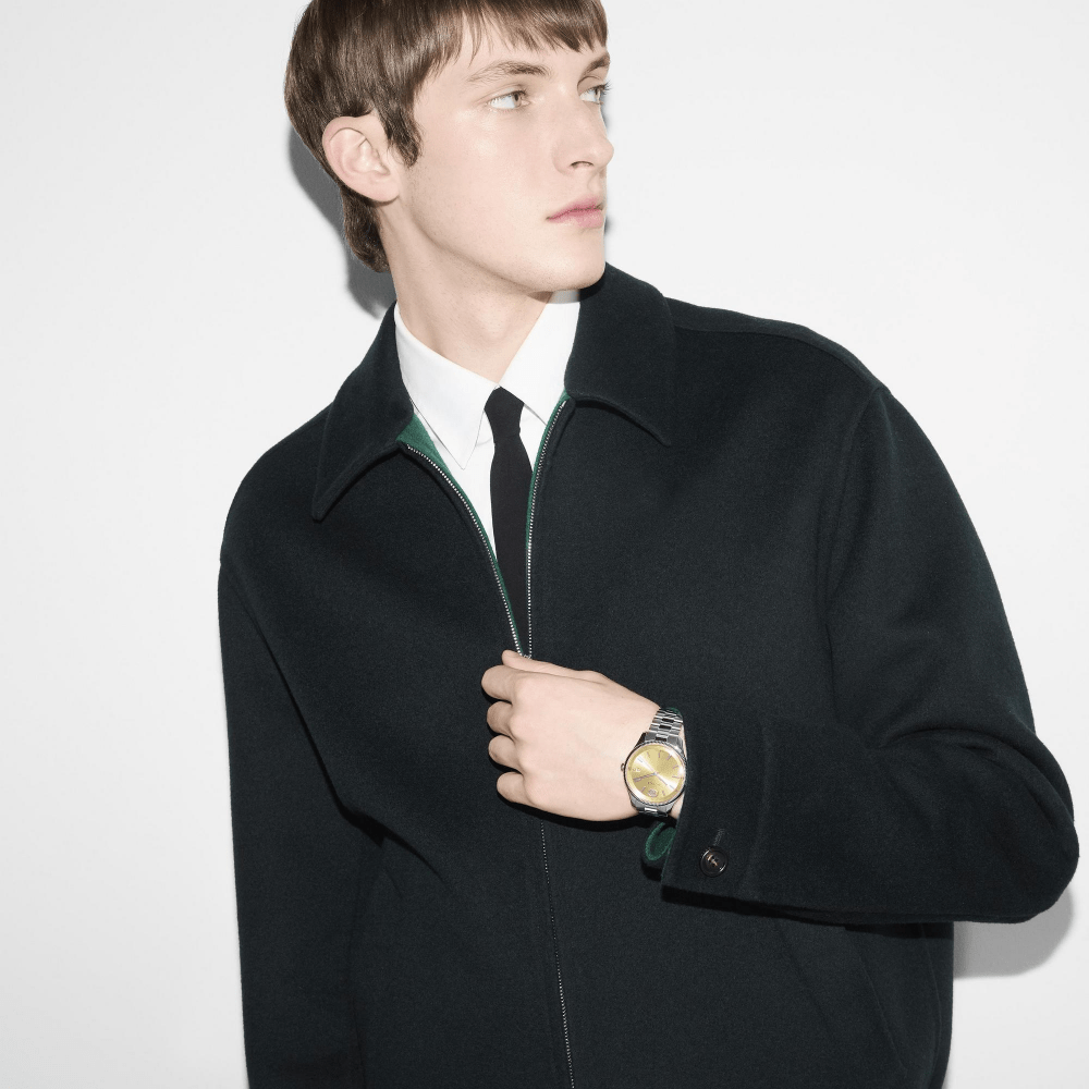 Gucci YA1264234 G - Timeless Gold Dial Unisex Watch - WATCH & WATCH