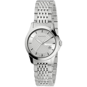 Gucci YA126501 G - Timeless Silver Dial Ladies Watch - WATCH & WATCH