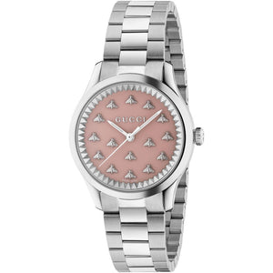 Gucci YA1265033 G - Timeless Pink Dial Ladies Watch - WATCH & WATCH