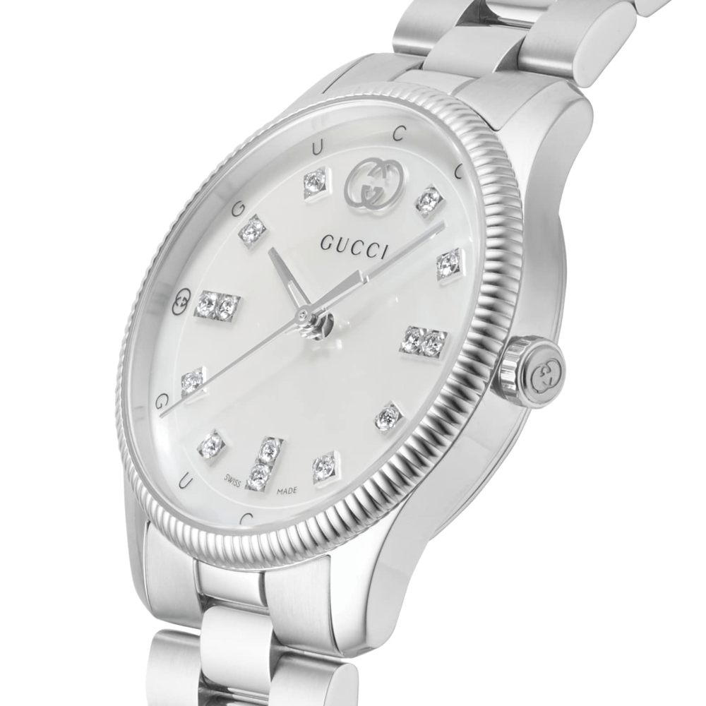 Gucci YA1265064 G - Timeless Mother of Pearl Dial Ladies Watch - WATCH & WATCH