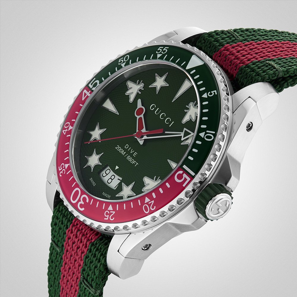 Gucci YA136339 Dive Men's Watch 40mm - WATCH & WATCH