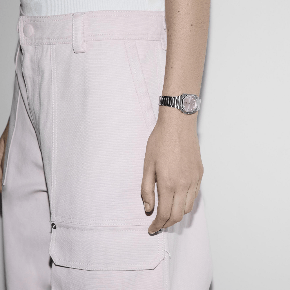 Gucci YA166501 G - Flat Pink Dial Ladies Watch - WATCH & WATCH