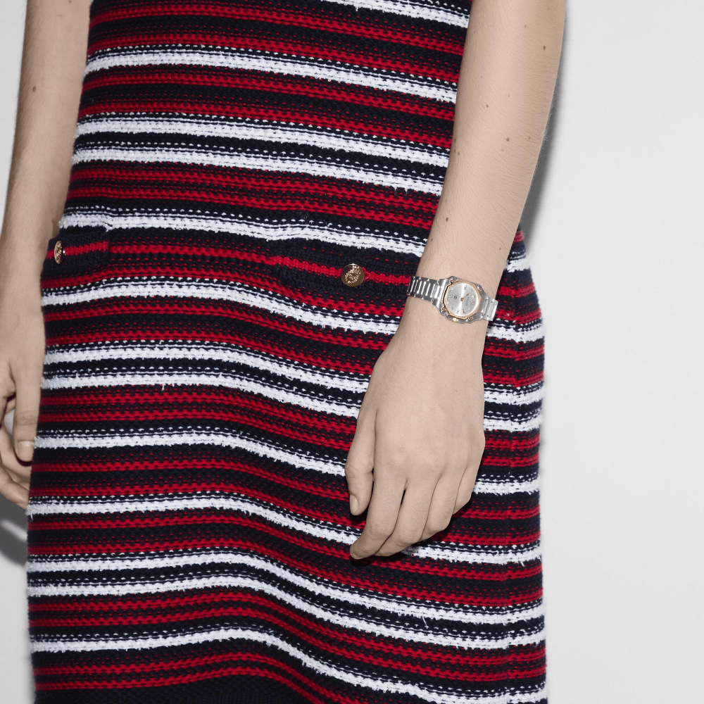 Gucci YA166503 G - Flat Silver Dial Ladies Watch - WATCH & WATCH