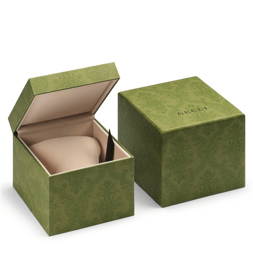 Gucci YA166504 G - Flat Silver Dial Unisex Watch - WATCH & WATCH