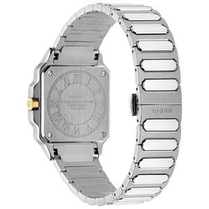 Gucci YA166506 G - Flat Silver Dial Unisex Watch - WATCH & WATCH