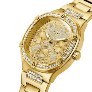 Guess GW0558L2 Gold Tone Multi - function Ladies Watch - WATCH & WATCH