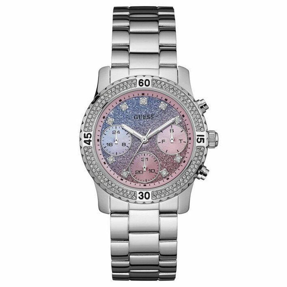 Guess W0774L1 Confetti Multicolor Sparkling Dial Women's Watch - WATCH & WATCH