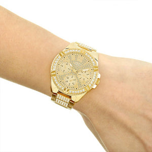 Guess W1156L2 Ladies Gold Watch With Crystals - WATCH & WATCH