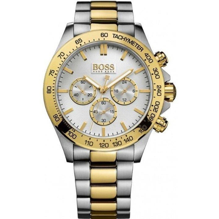 Hugo Boss 1512960 Two Tone Bracelet Men's Watch - WATCH & WATCH