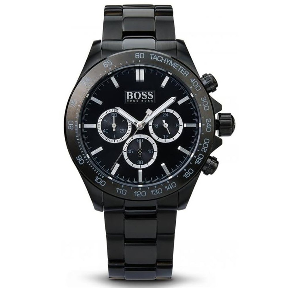 Hugo Boss 1512961 Ikon Men's Black Dial Watch + Gift Bag - WATCH & WATCH™