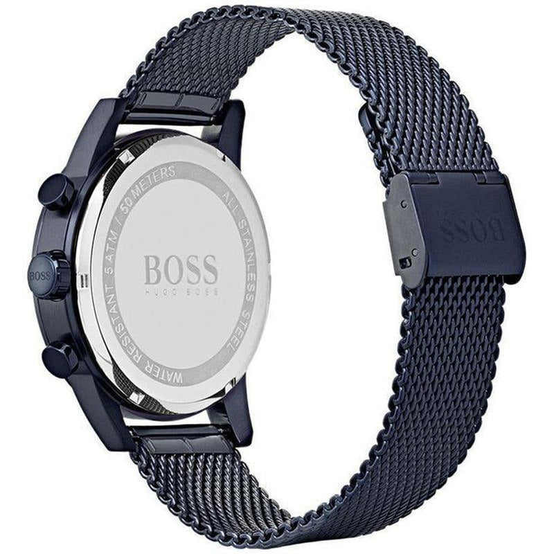 Hugo Boss 1513538 Blue Stainless Steel Men's Watch - WATCH & WATCH