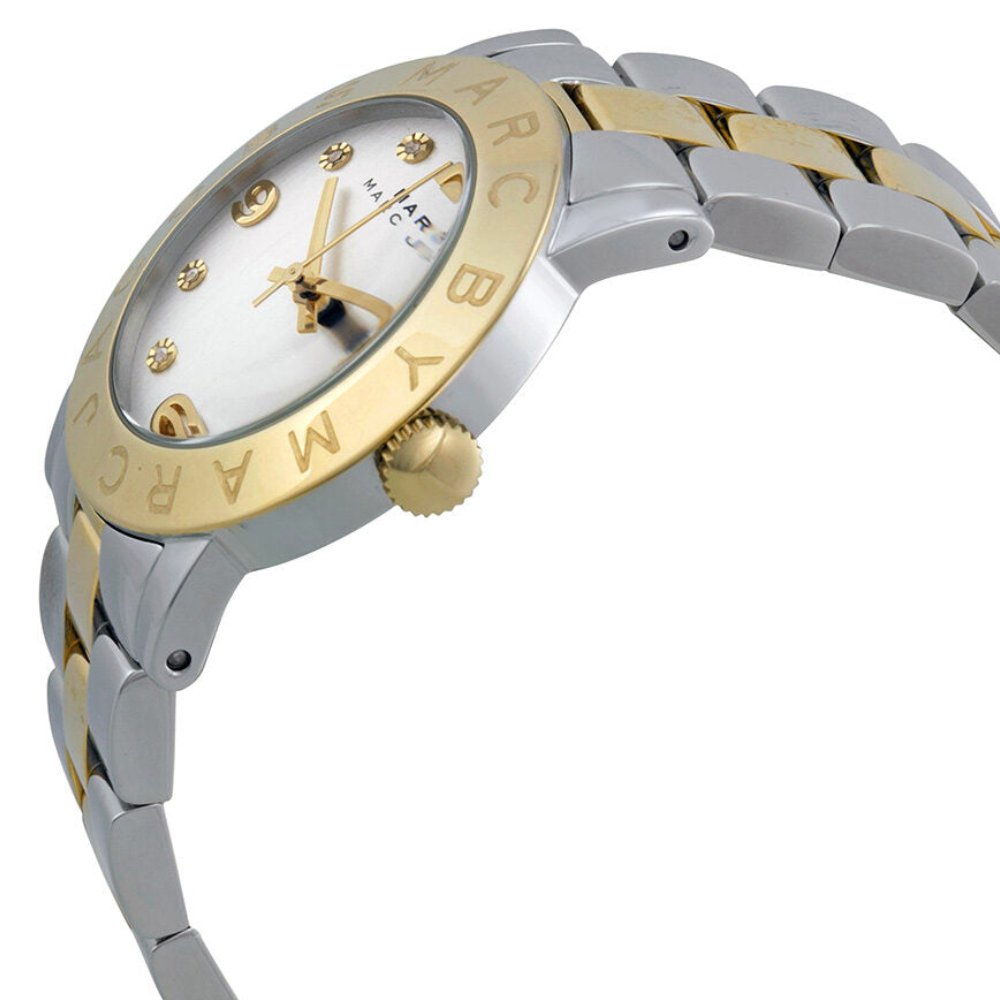 Marc Jacobs MBM3139 AMY Silver Two - Tone Ladies Watch - WATCH & WATCH