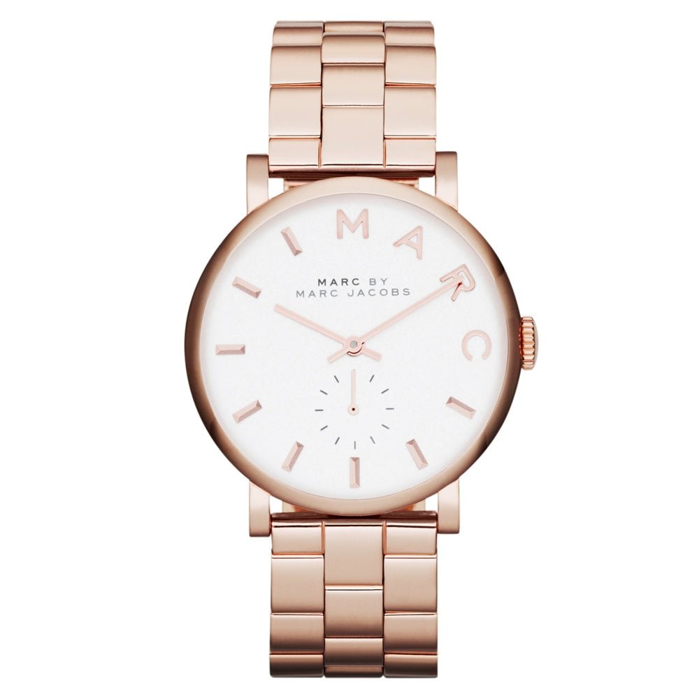 MBM3244 Baker Rose Gold Plated Watch