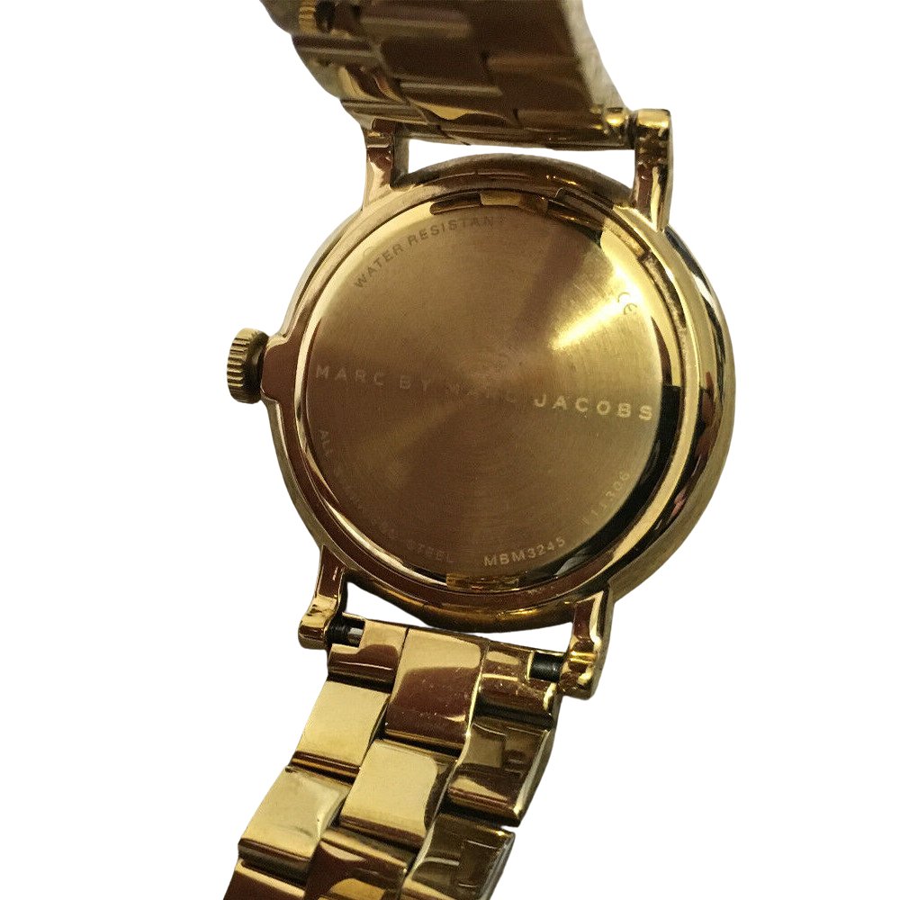 Marc Jacobs MBM3245 Baker Gold Green Dial Ladies Watch - WATCH & WATCH