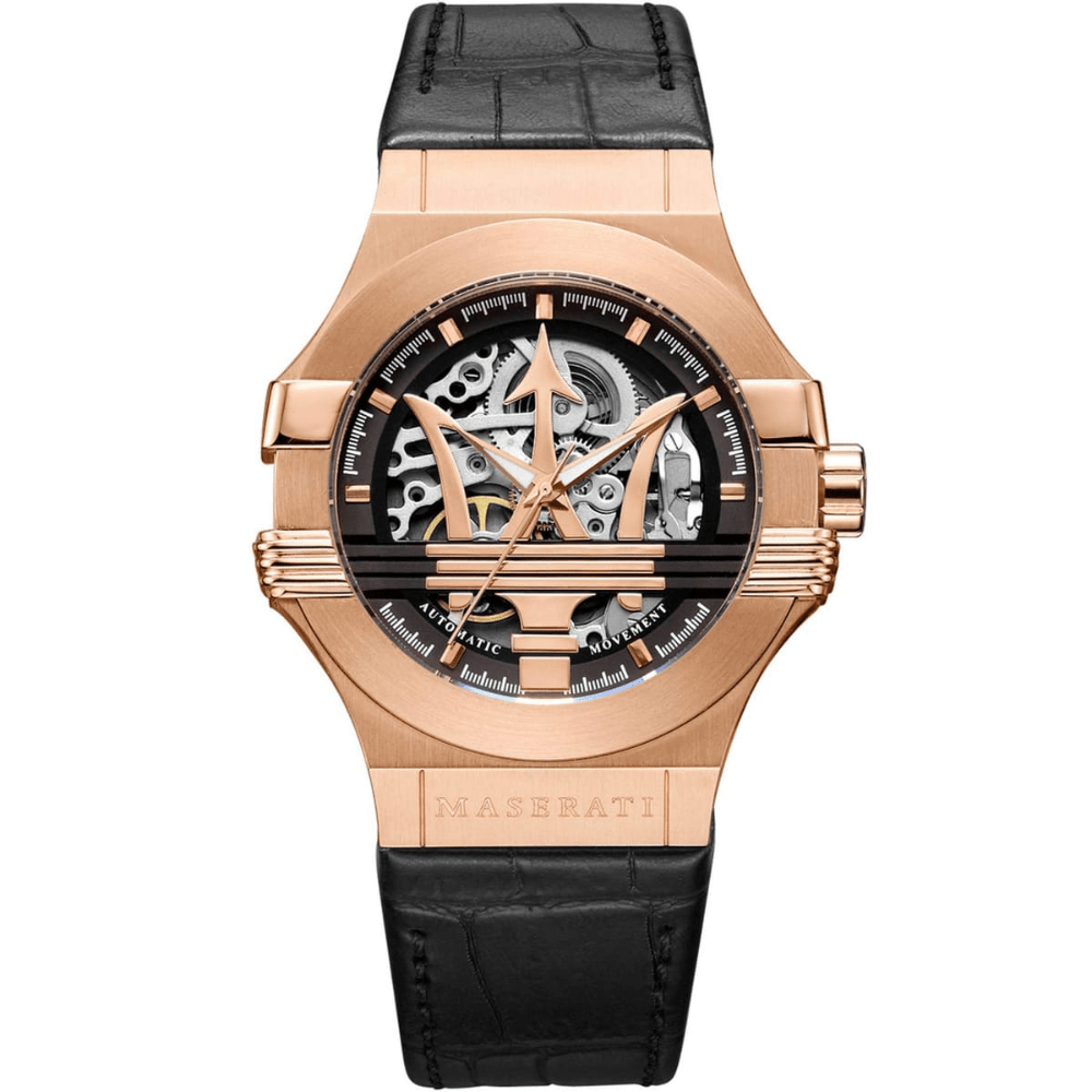 Maserati R8821108039 Potenza Automatic Skeleton Dial Men's Watch - WATCH & WATCH