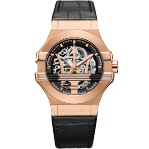 Maserati R8821108039 Potenza Automatic Skeleton Dial Men's Watch - WATCH & WATCH
