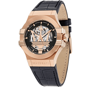 Maserati R8821108039 Potenza Automatic Skeleton Dial Men's Watch - WATCH & WATCH