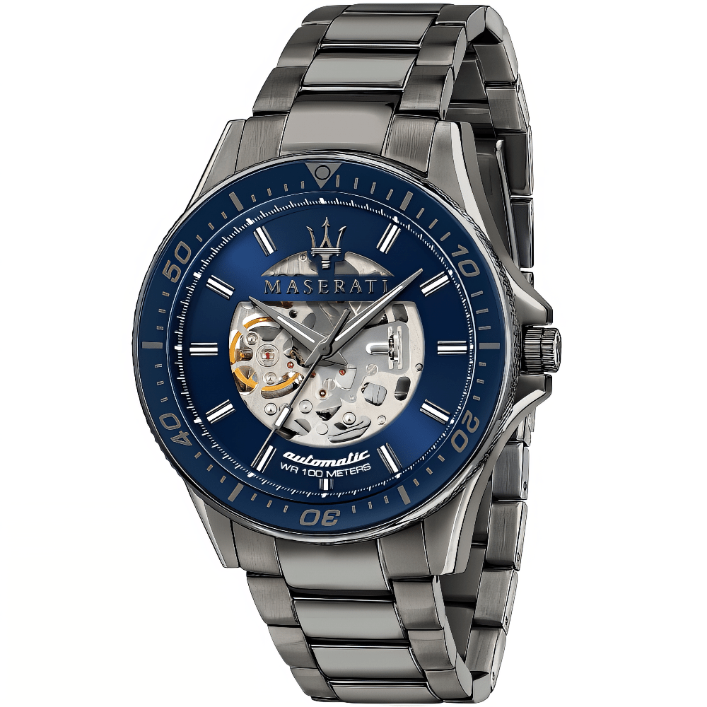 Maserati R8823140001 Automatic Blue Dial Men's Watch - WATCH & WATCH