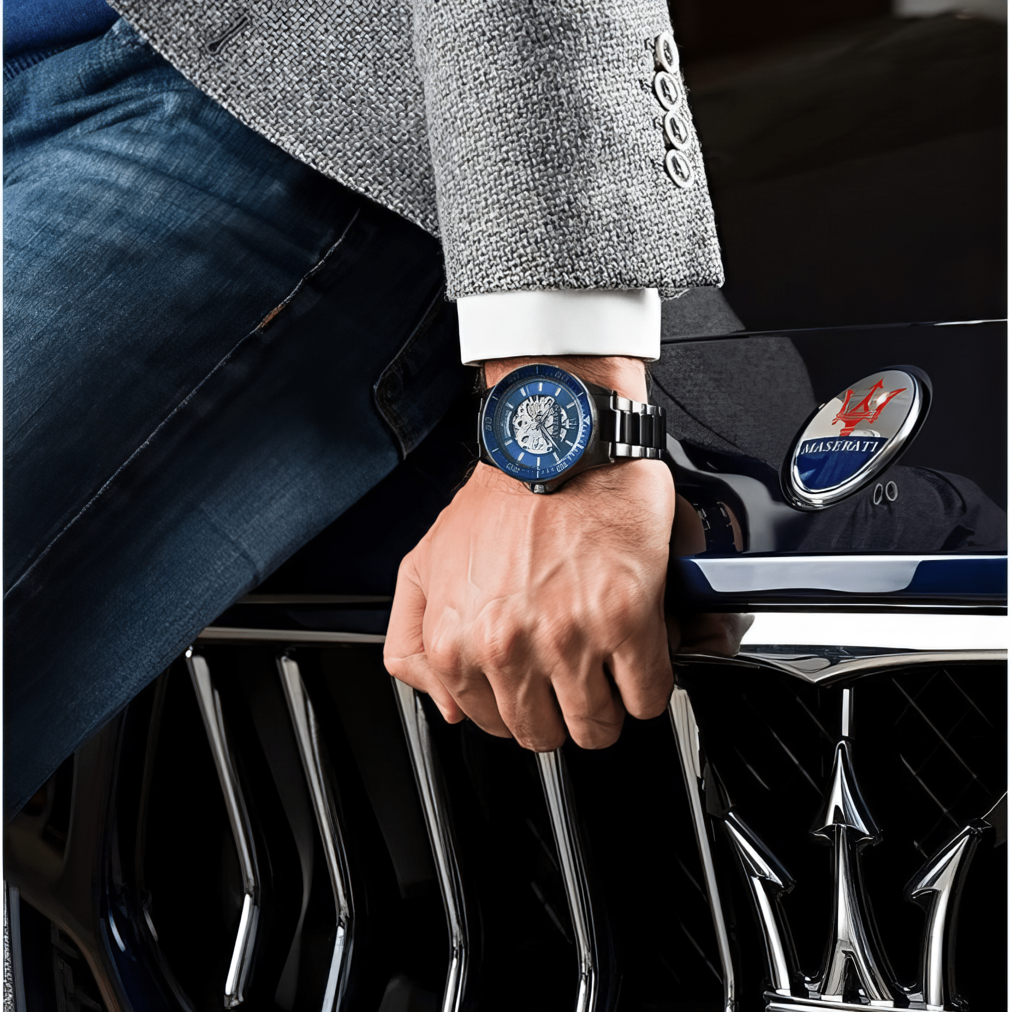 Maserati R8823140001 Automatic Blue Dial Men's Watch - WATCH & WATCH