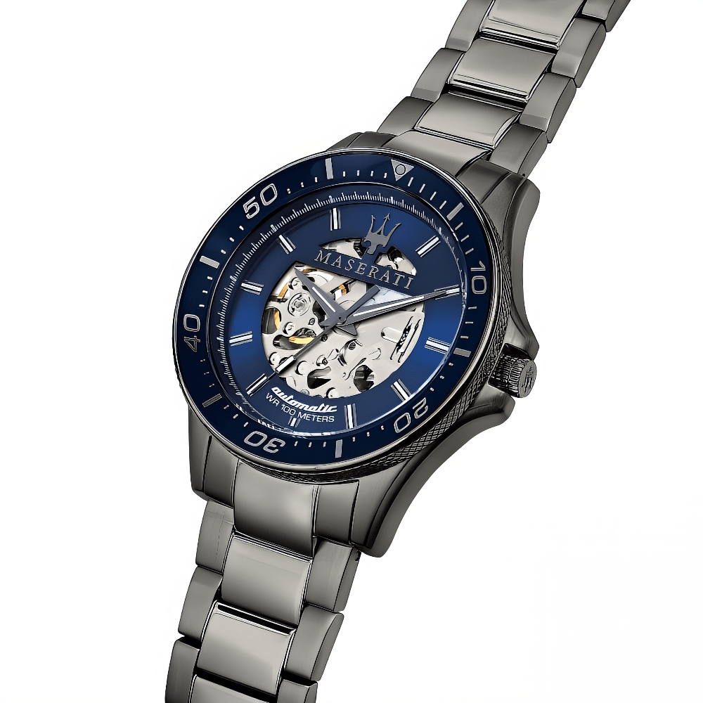 Maserati R8823140001 Automatic Blue Dial Men's Watch - WATCH & WATCH