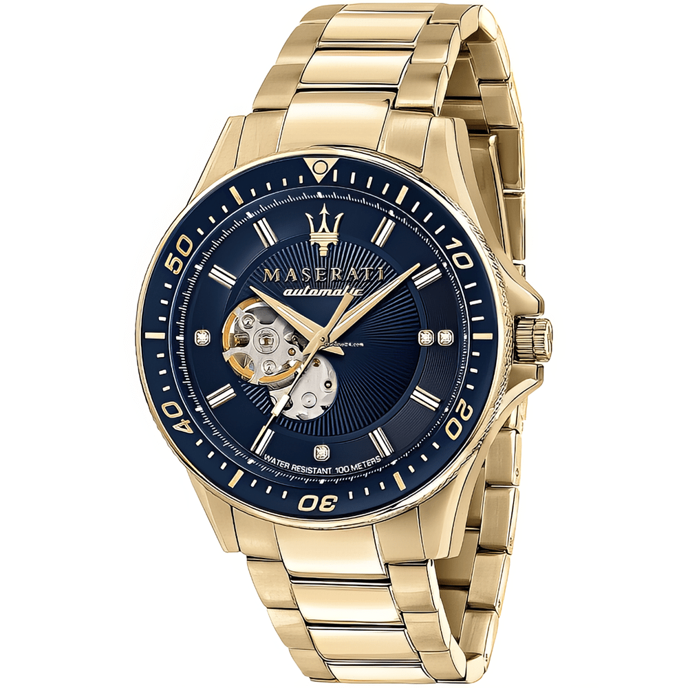 Maserati R8823140004 Automatic Diamond Dial Limited Edition Men's Watch - WATCH & WATCH