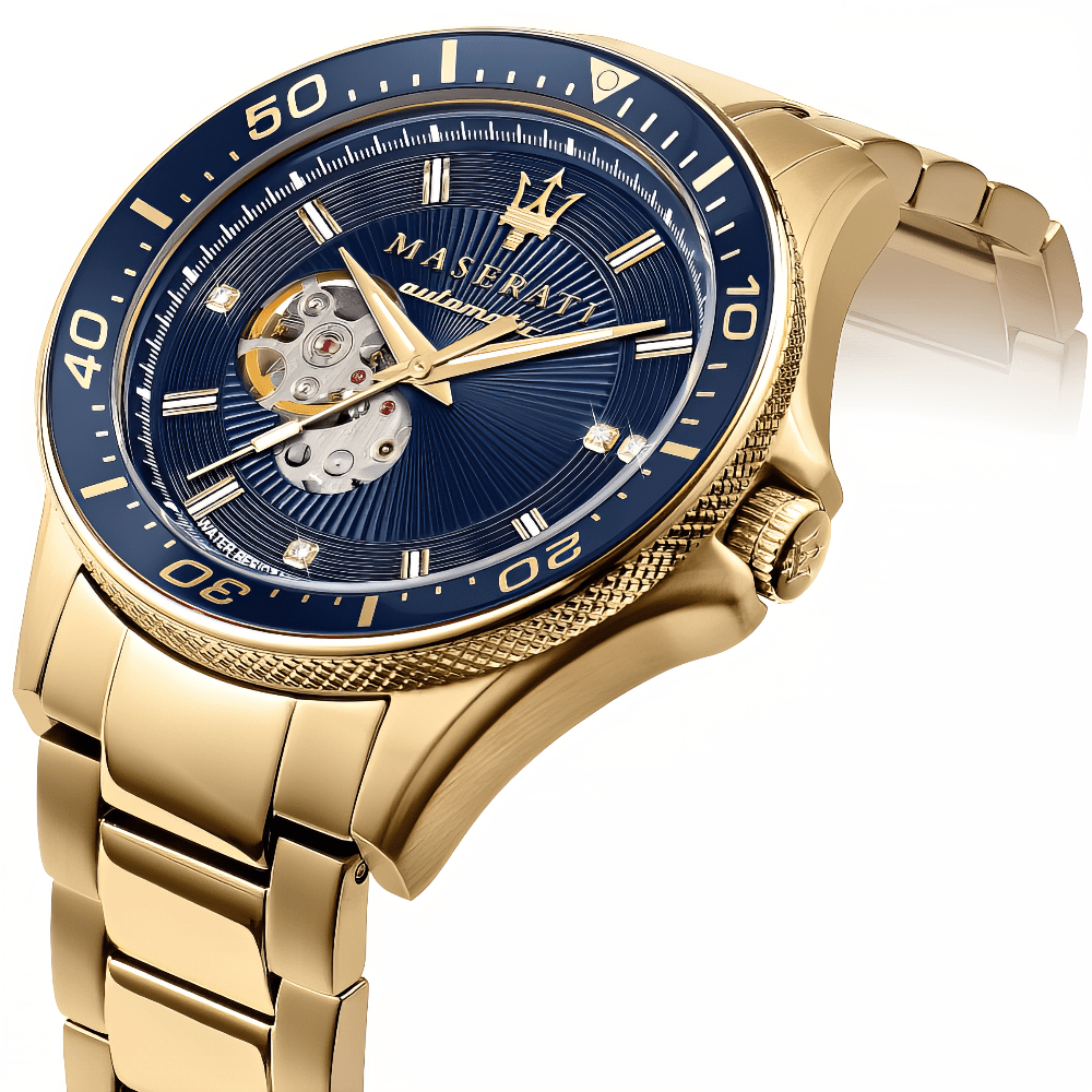 Maserati R8823140004 Automatic Diamond Dial Limited Edition Men's Watch - WATCH & WATCH