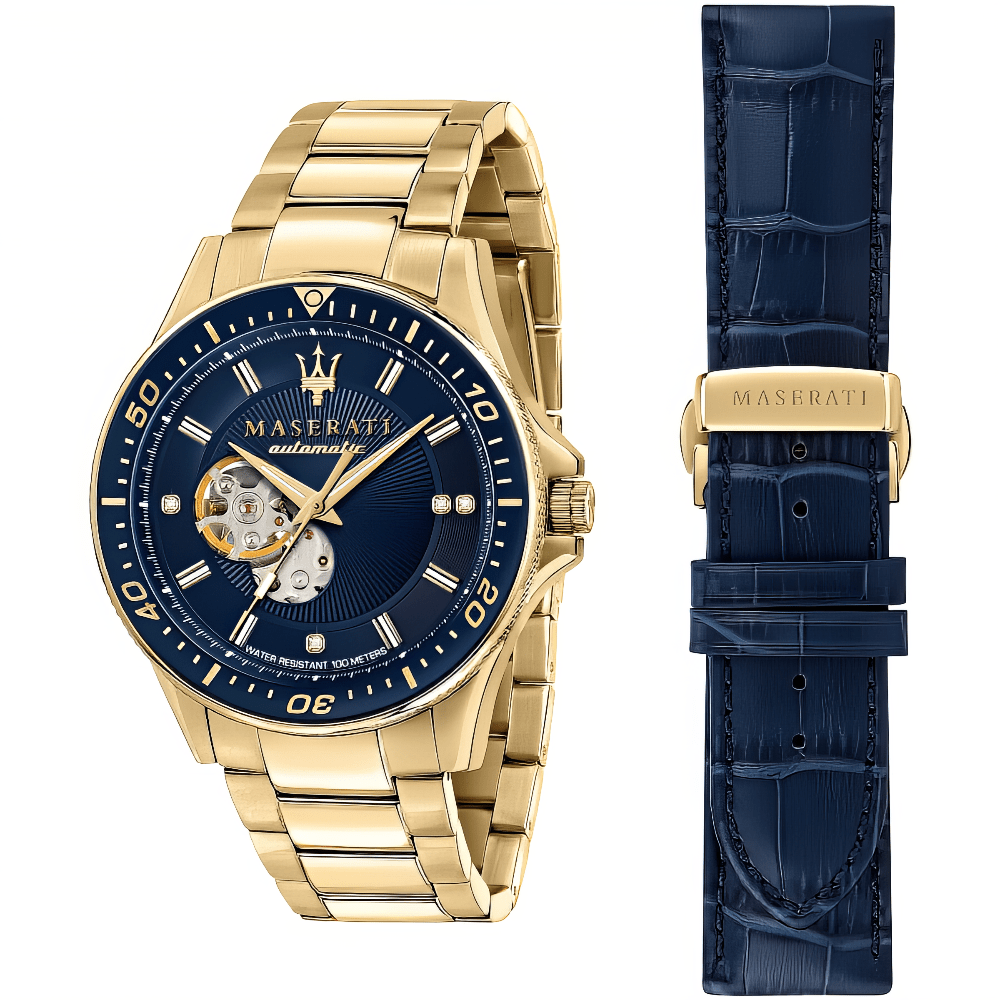 Maserati R8823140004 Automatic Diamond Dial Limited Edition Men's Watch - WATCH & WATCH