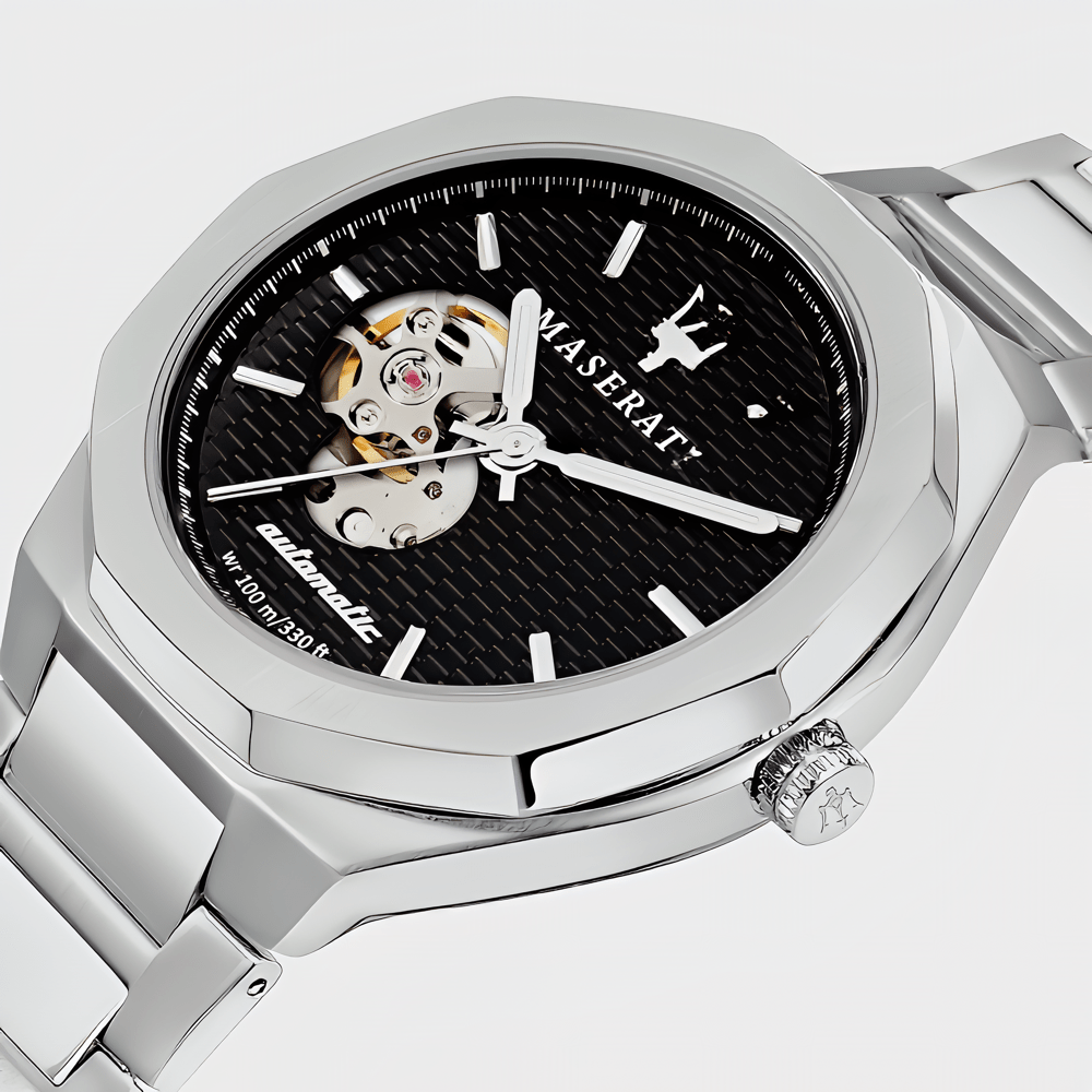 Maserati R8823142002 Automatic Black Dial Men's Watch - WATCH & WATCH