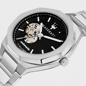 Maserati R8823142002 Automatic Black Dial Men's Watch - WATCH & WATCH