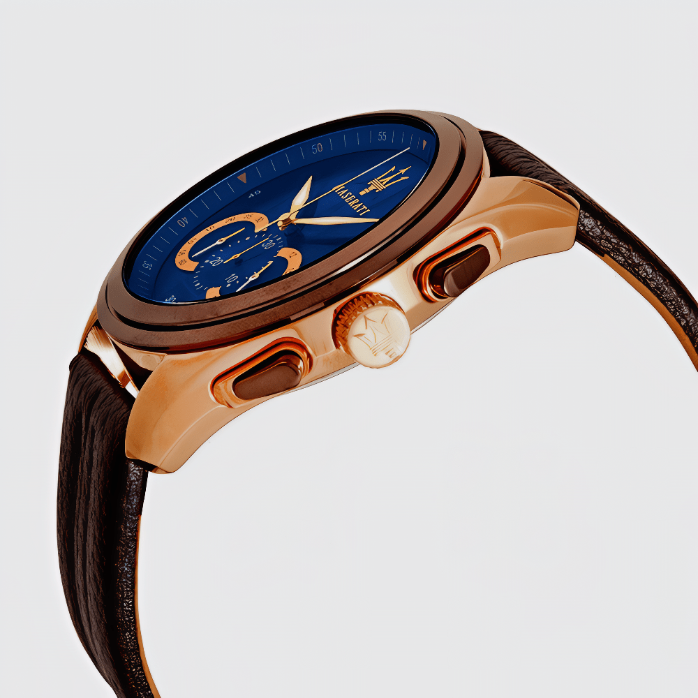 Maserati R8871612024 Traguardo Chronograph Blue Dial Men's Watch - WATCH & WATCH