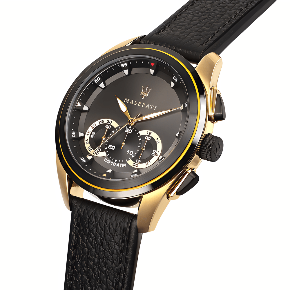 Maserati R8871612033 Maserati Chronograph Black Dial Men's Watch - WATCH & WATCH