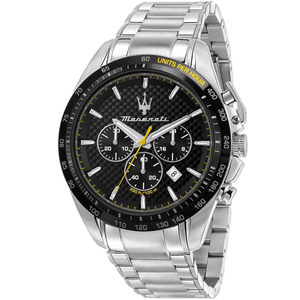 Maserati R8873612042 Traguardo Chronograph Black Dial Men's Watch - WATCH & WATCH