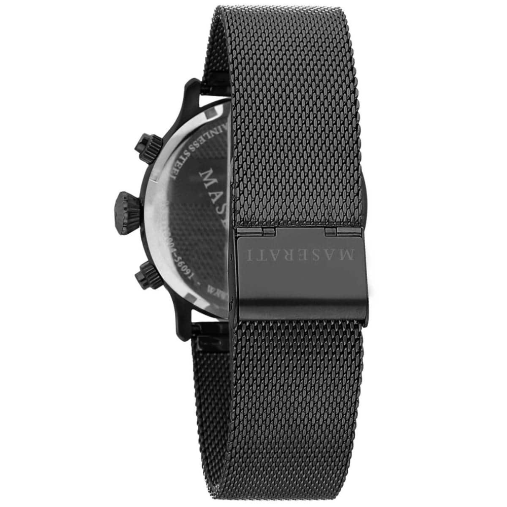 Maserati R8873618006 Epoca Chronograph Black Dial Men's Watch - WATCH & WATCH