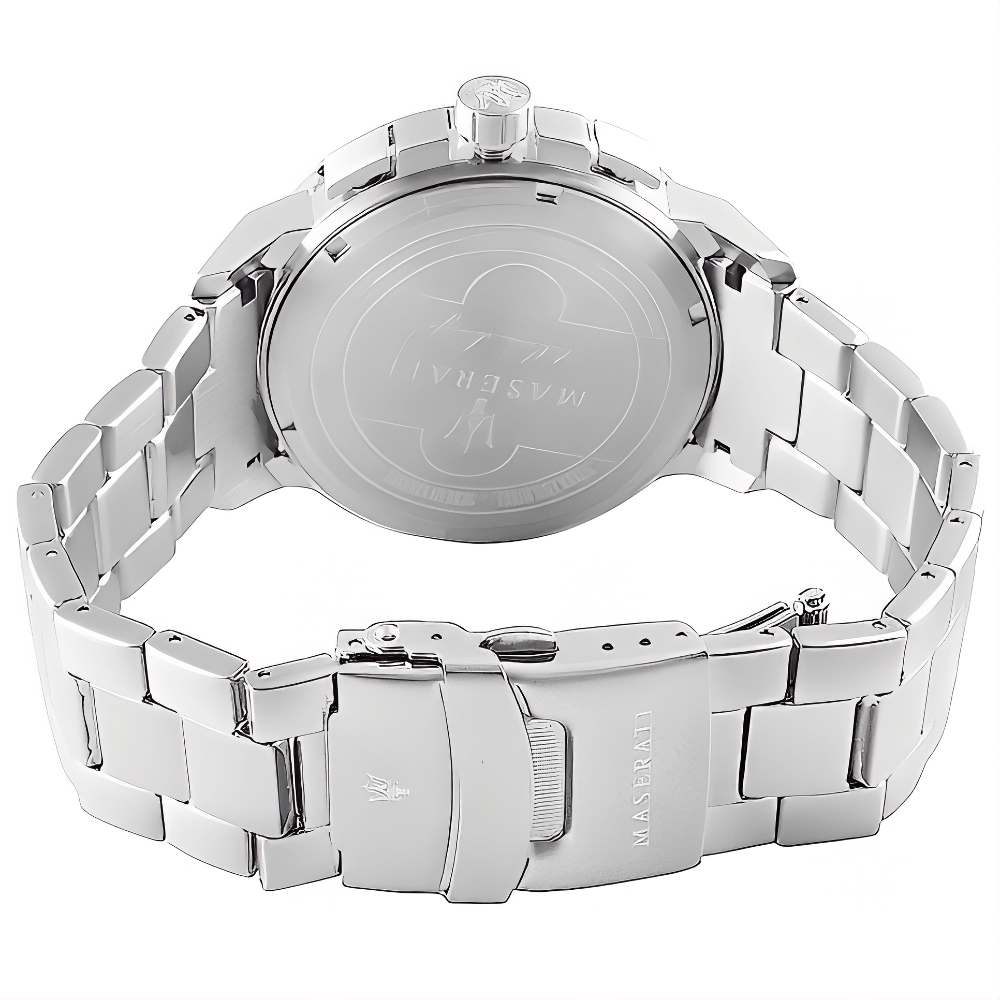 Maserati R8873619004 Ingegno Chronograph White Dial Men's Watch - WATCH & WATCH