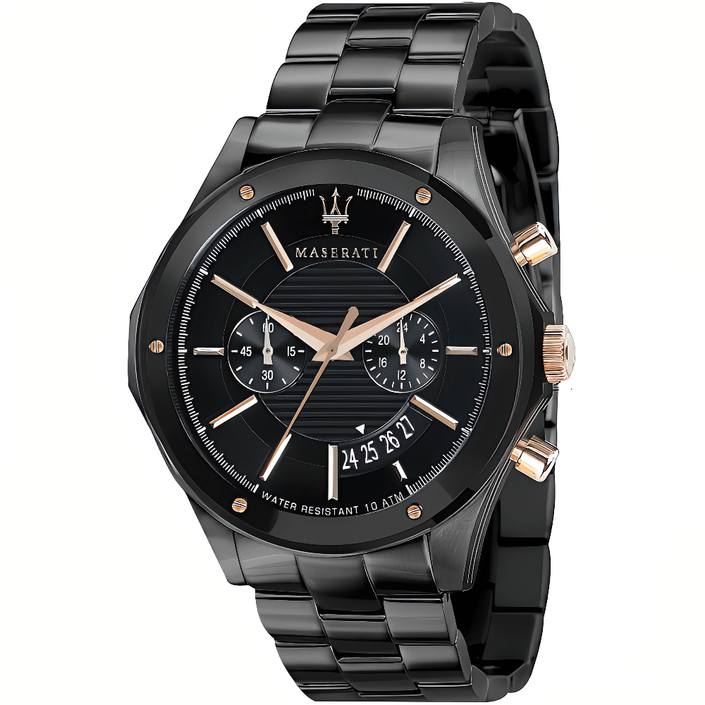 Maserati R8873627001 Circuito Black Dial Men's Watch - WATCH & WATCH
