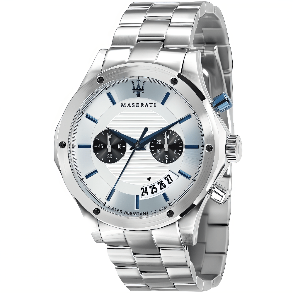 Maserati R8873627005 Circuito Chronograph Silver Dial Men's Watch - WATCH & WATCH