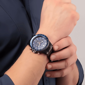 Maserati R8873640001 Sfida Chronograph Blue Dial Men's Watch - WATCH & WATCH