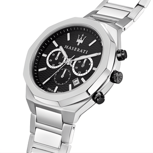 Maserati R8873642004 Stile Chronograph Black Dial Men's Watch - WATCH & WATCH