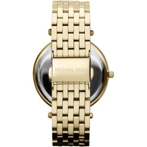 Michael Kors MK3191 Darci Glitz Gold Dial Pave Bezel Crystal Women's Watch - WATCH & WATCH